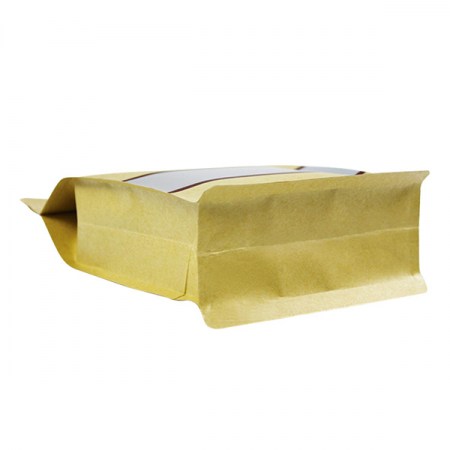 Flat Bottom Kraft Paper Pouch